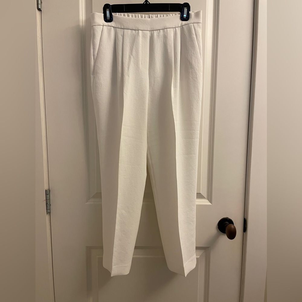 Women’s Babaton Ivory Japanese Fabric Pants